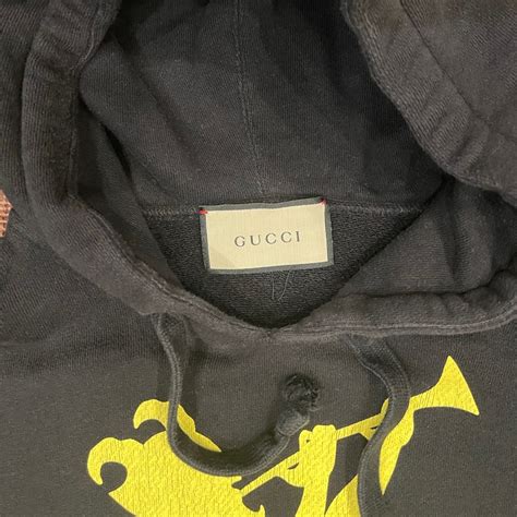 gucci chateau marmont hoodie black|Gucci Men's Chateau Marmont Hollywood Graphic Hoodie .